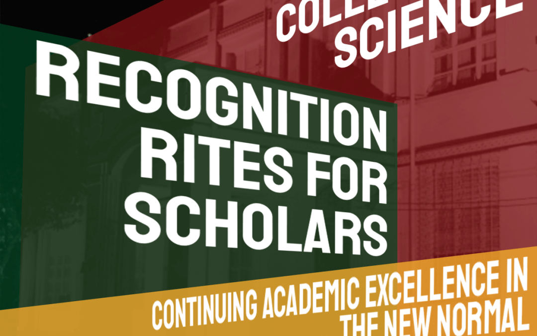 UP CEBU COLLEGE OF SCIENCE RECOGNITION RITES FOR SCHOLARS