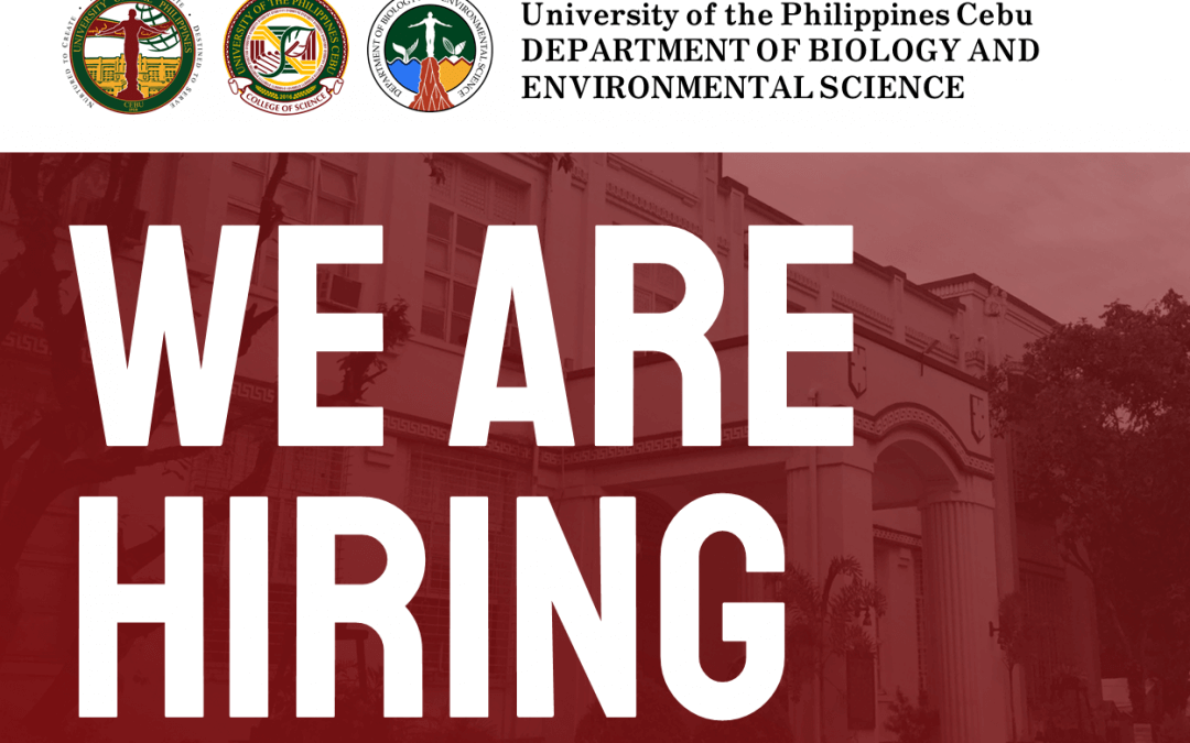 We are hiring! Three Faculty Positions are Open in DBES