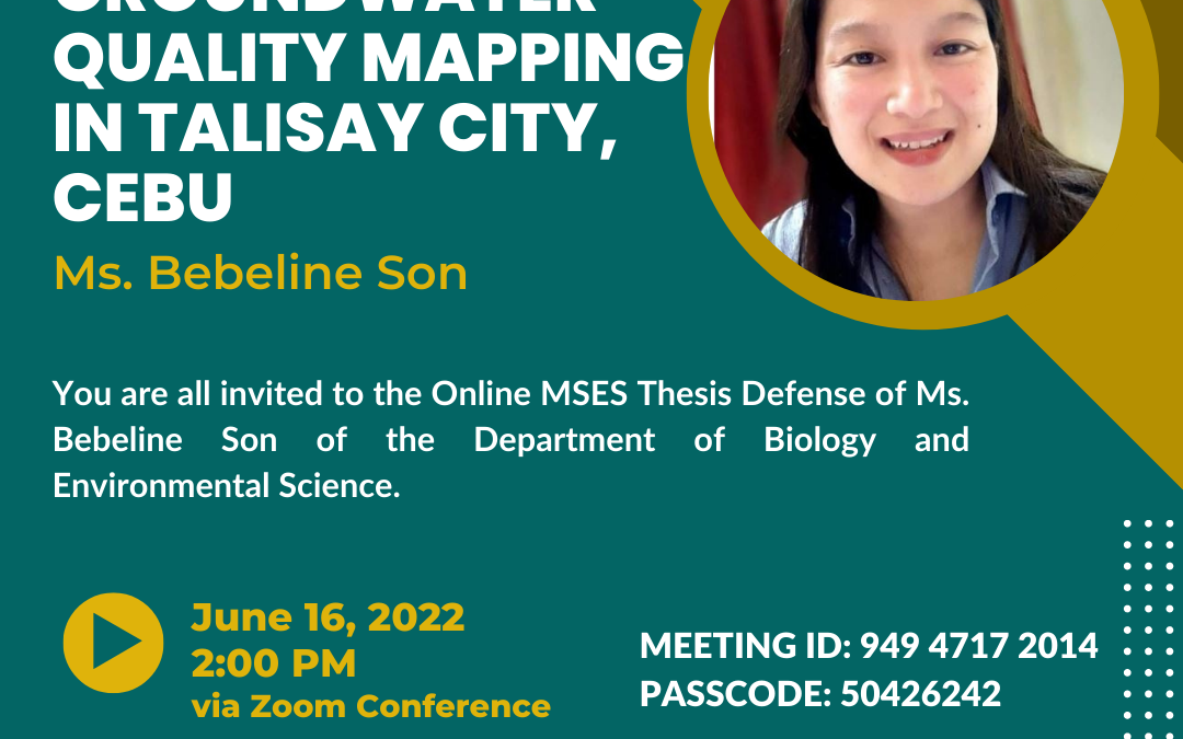 online mses thesis defense happening on june 16 and 20, 2022