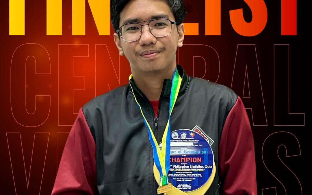 up cebu college of science student represents Central Visayas in the 27th Philippine Statistics Quiz Nationals